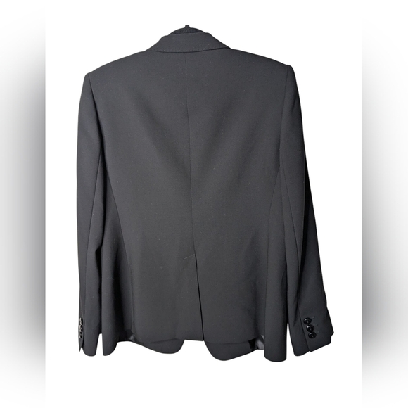 Armani Collezioni Black Wool Blazer sz 14 - Picture 2 of 8